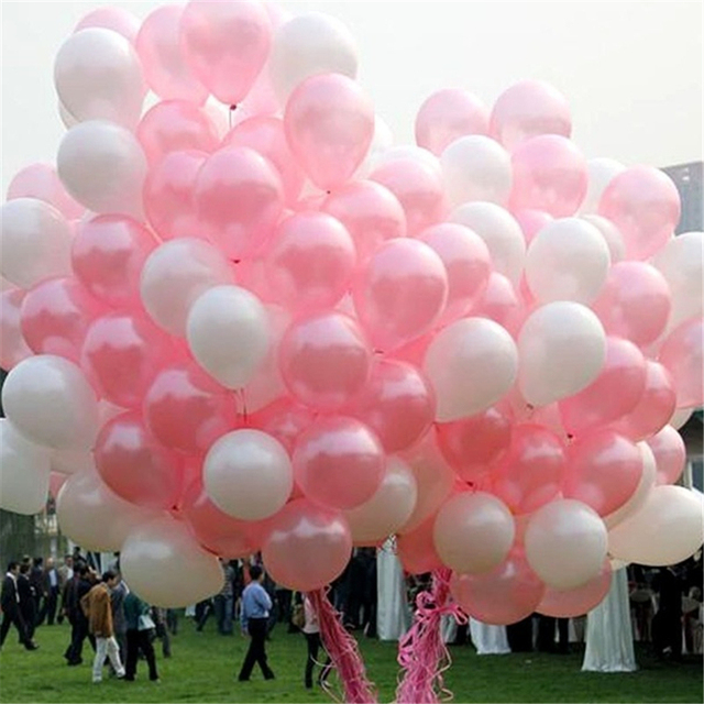 100 sztuk lateksowych balonów o średnicy 10 cali w perłowym wykończeniu, w zestawie z pompką do helem - idealne na wesele, urodziny i prezenty dla dzieci - Wianko - 2