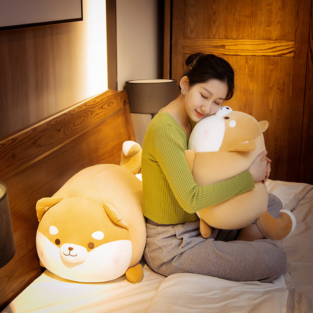 Pluszowy poduszkowy kształt chłopca Shiba Inu - wygodna poduszka do spania - Wianko - 3