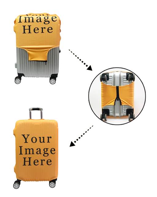 Rozciągliwy pokrowiec na bagaż garnitur Plaid Stripes 18-32 Cal - modne akcesoria podróżne, ochrona dla walizki - Wianko - 4