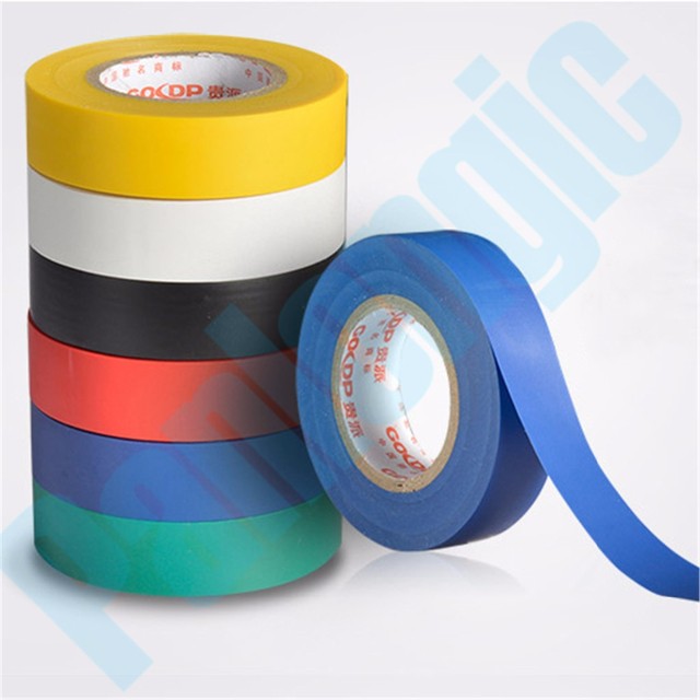 Taśma izolacyjna PVC wysokiej temperatury - 6 sztuk, 6 kolorów, 10 metrów/szt, wodoodporna - Wianko - 4