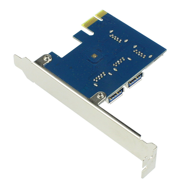 Zestaw adapterów PCI-E Express 1x to 16x Riser 009S PLUS z 4 portami USB3.0 do kart PCIE - BTC ETH Miner Mining - Wianko - 25