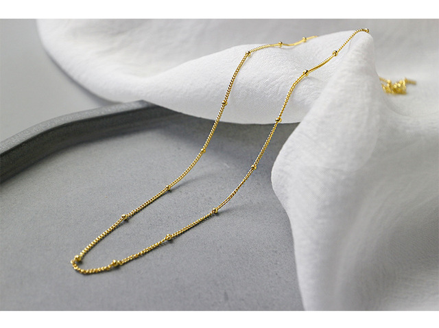 Srebrny naszyjnik Choker Louleur z łańcuchem złotym - biżuteria dla kobiet - Wianko - 19