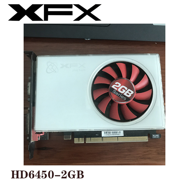 Karta graficzna XFX HD6450 2GB GDDR3 AMD Radeon HD 6450 z HDMI do komputera biurowego - Wianko - 1