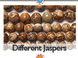 Koraliki kamienia naturalnego Kambaba Jaspers, luźne, okrągłe, 15-calowe sznurki, różne rozmiary (4-12 mm) do tworzenia biżuterii - Wianko - 12