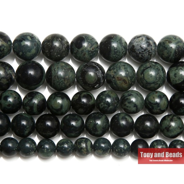 Koraliki kamienia naturalnego Kambaba Jaspers, luźne, okrągłe, 15-calowe sznurki, różne rozmiary (4-12 mm) do tworzenia biżuterii - Wianko - 42