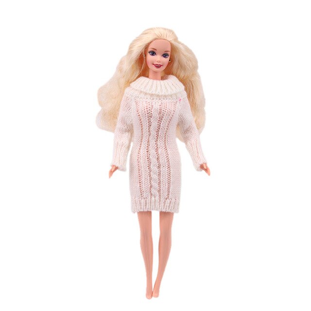 Sweter górski dla lalki Barbie - ręcznie robiony, wysokiej jakości, czysta bawełna, 11.5 Cal - Wianko - 10