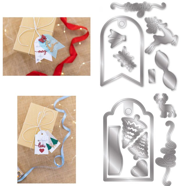 Wykrojniki do metalu pamiętnik - szablony dekoracji ramki wytłaczania DIY kartki z życzeniami Handmade 2022 - Wianko - 1