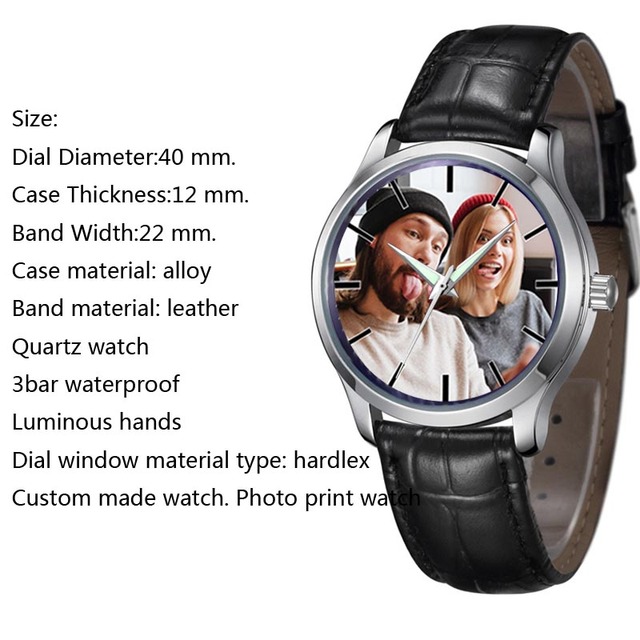 Luksusowy zegarek męski z nadrukiem A3324m skórzany wodoodporny Relógio Masculino Esportivo - Wianko - 6