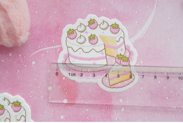 DIY Różowe Motywy Truskawek - 30 Sztuk Papieru do Tortu Urodzinowego, Projekt Skorzystaj z Kreatywnego Rzemiosła Tła Scrapbooking - Wianko - 4