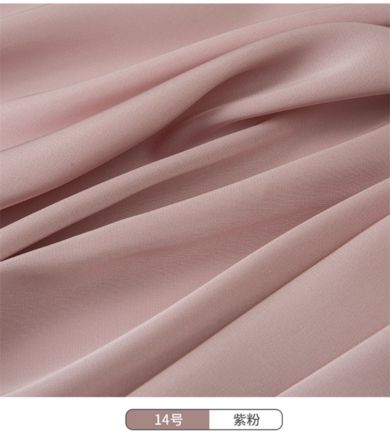 Materiał satynowy zasłona szyfonowa tkanina octan włókna bielizna nocna DIY - 50X150cm - Wianko - 18