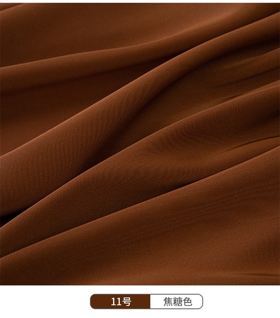 Materiał satynowy zasłona szyfonowa tkanina octan włókna bielizna nocna DIY - 50X150cm - Wianko - 15
