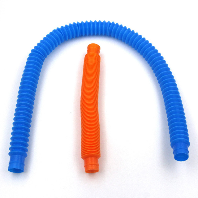 Zabawka sensoryczna antystresowa - rurki i łańcuch do zgniatania z 48 węzłami - Wianko - 8
