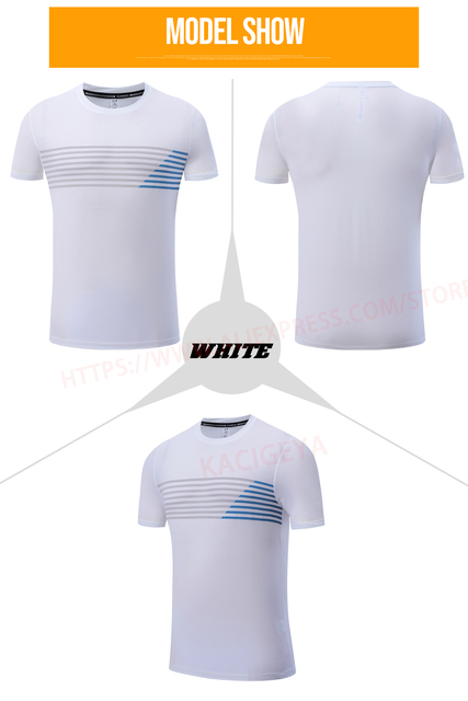 Męska koszulka do biegania z szybkoschnącym drukiem i wysoką jakością dezynfekcji - Wianko - 13