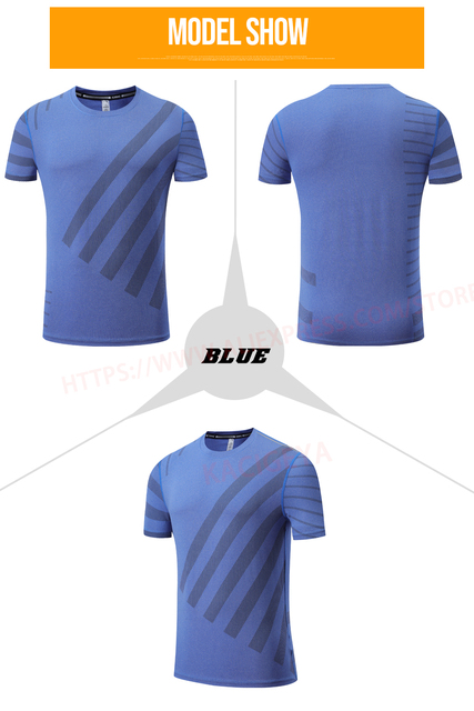Męska koszulka do biegania z szybkoschnącym drukiem i wysoką jakością dezynfekcji - Wianko - 11