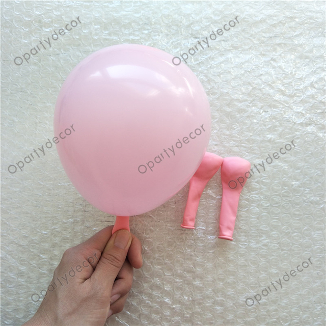 Zestaw 110 różowych balonów DIY Baby Shower - idealny dekoracyjny dodatek na przyjęcia urodzinowe, rocznicę ślubu i wiele innych okazji - Wianko - 3