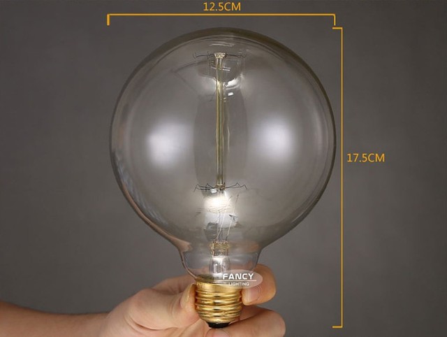 Żarówka Edison w stylu retro Lightinthebox E27 220V z żarnikiem antyczną lampą - styl dekoracyjny - Wianko - 4