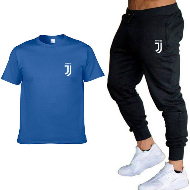 Zestaw męskich ubrań do biegania: T-shirt z krótkim rękawem i spodnie sportowe - Wianko - 6