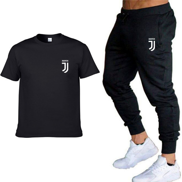 Zestaw męskich ubrań do biegania: T-shirt z krótkim rękawem i spodnie sportowe - Wianko - 5