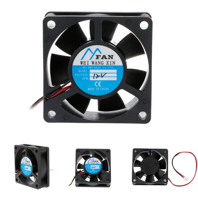 Wentylator chłodzący 6020 Q1JC 60mm x 60mm × 20mm DC 12V 2-Pin, bezszczotkowy, osiowy do CPU PC, część i akcesorium do drukarek 3D - Wianko - 2