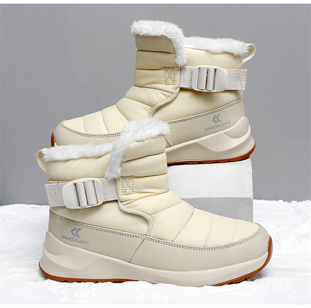Damskie buty zimowe do kostki - Marka Moda, ciepłe pluszowe, wodoodporne, duży rozmiar 35-42 - Wianko - 18