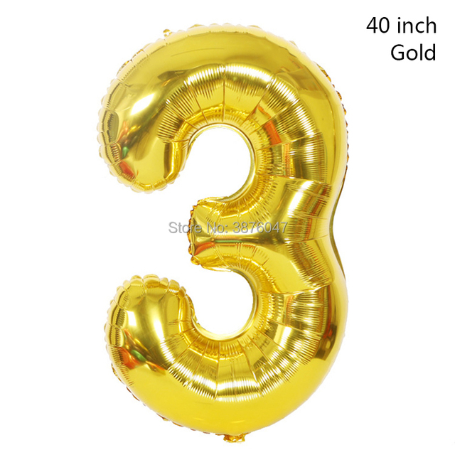 40 calowe cyfrowe balony różowe złoto srebro z numerami od 0 do 9 do dekoracji urodzinowych, rocznicowych i innych przyjęć - Wianko - 8
