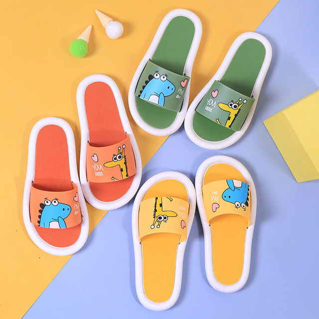 Kapcie dziecięce antypoślizgowe letnie kreskówki domowe dziecięce buty dla dziewcząt - sandały, domek dla maluchów - Wianko - 3