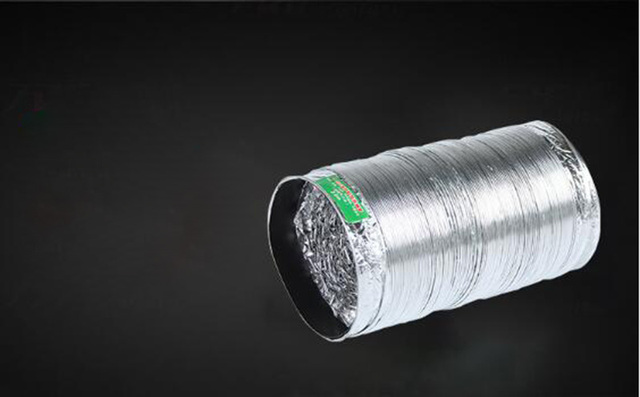 Zagęszczony kapturem aluminiowa rura wydechowa rura wentylacyjna rura rozprężna do zawieszania dym rury - Wianko - 2
