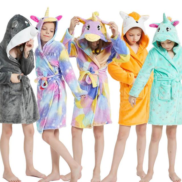 Tęczowa opaska jednorożec Kigurumi piżama zima świecąca w ciemności dziecięca bielizna nocna - Wianko - 11