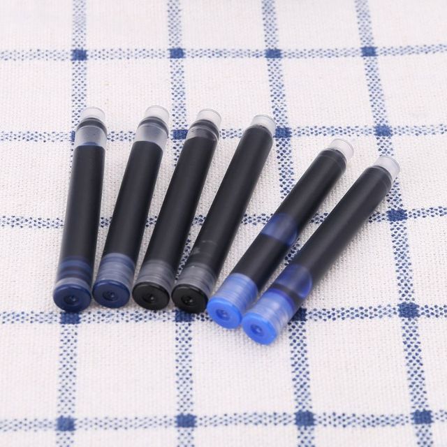 30 sztuk wkładów atramentowych do wiecznych piór Jinhao, czarny i niebieski, sac 2.6mm, materiały biurowe - Wianko - 3
