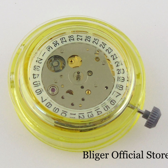 Złoty automatyczny zegarek marki MIYOTA z datą 26mm * 7.5mm, 21 klejnotów, nie drugi Hack - Wianko - 7