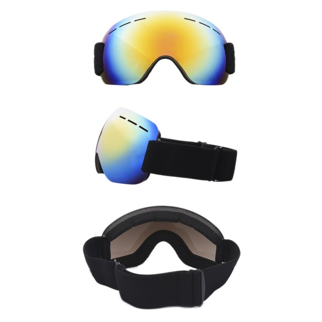 Okulary narciarskie z podwójną warstwą, ochroną UV400 i Anti-Fog – idealne dla mężczyzn i kobiet do jazdy na nartach i snowboardzie - Wianko - 2