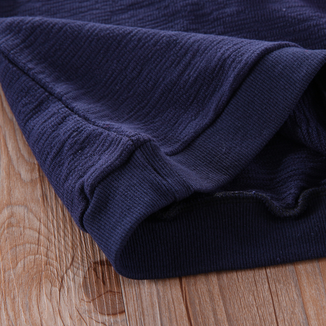 Sweter z zestawem spódnicy dla dziewczynek, granatowy/niebieski, długie rękawy, 3-7 lat - Wianko - 10