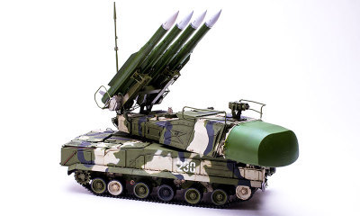 Zestaw modelarski do samodzielnego montażu rosyjskiego systemu obrony przeciwlotniczej BUK 9K37M1, skala 1/35 - Wianko - 2