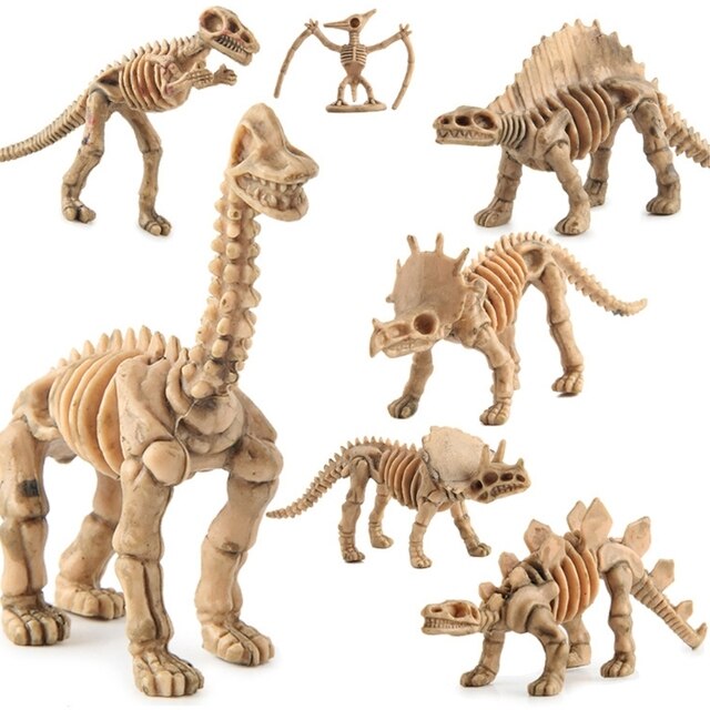 Klocki Dinozaur - Szkielety 12 sztuk różnych kości - prezent na Boże Narodzenie 85DE - Wianko - 5