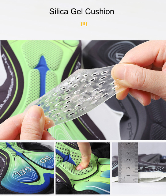 Męskie szorty kolarskie ARSUXEO z podkładką 3D żelową, odpornymi na wstrząsy, idealne na rower górski MTB - białe, oddychające i szybkoschnące - Wianko - 7