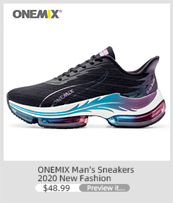 Nowoczesne damskie buty do biegania ONEMIX z oddychającą siateczką i stabilną podeszwą platformową - Wianko - 7