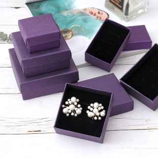 Różowe pudełko do przechowywania biżuterii na naszyjnik, kolczyki, pierścionek zaręczynowy, bransoletki i torby - 7 kolorów - Wianko - 17