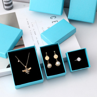 Różowe pudełko do przechowywania biżuterii na naszyjnik, kolczyki, pierścionek zaręczynowy, bransoletki i torby - 7 kolorów - Wianko - 12