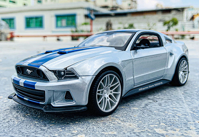 Maisto 1:24 Ford Mustang Shelby GT500 (Need for Speed) – aluminiowy model samochodu, dekoracja rzemieślnicza, kolekcjonerska zabawka - Wianko - 14