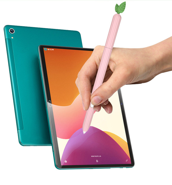 Śliczne warzyw krzemu skrzynka dla Samsung Galaxy Tab S6 Lite S7/S7 Plus długopis ochronny rękaw skóry pokrywa ołówek S piórnik - Wianko - 8