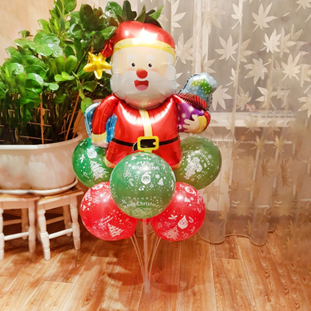 Balon kolumna na Boże Narodzenie - zestaw 19 rur 1/2, uchwyt na balon, dekoracja Baby Shower, ślubne - Wianko - 20