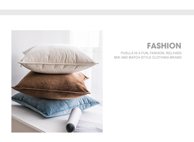 Luksusowa poszewka na poduszkę aksamitna pure color, idealna do dekoracji wnętrza oraz jako rzuć na sofę - Wianko - 9