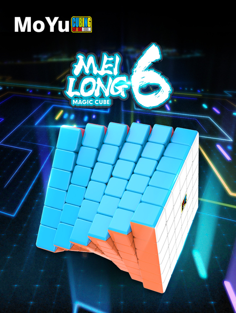 MoYu Meilong Magiczna Kostka 6x6-12x12 Stickerless - wysoki poziom układania, Cube Puzzle, Cubo Magico - Wianko - 8