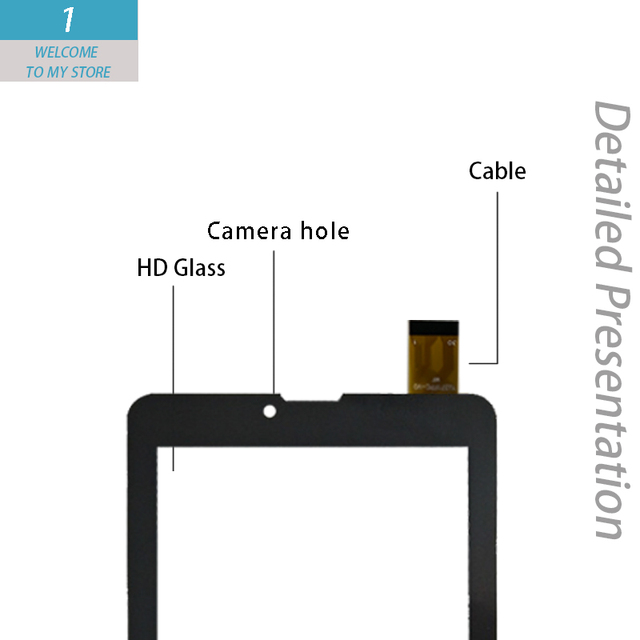 Nowy digitizer do tabletu Prestigio MultiPad Wize 3037 3G PMT3037 7 cali - Wianko - 2