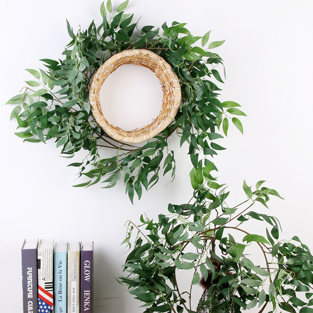 160cm wierzba Rattan zielone liście - sztuczne rośliny do dekoracji domu, ogrodu i ślubu - Wianko - 4