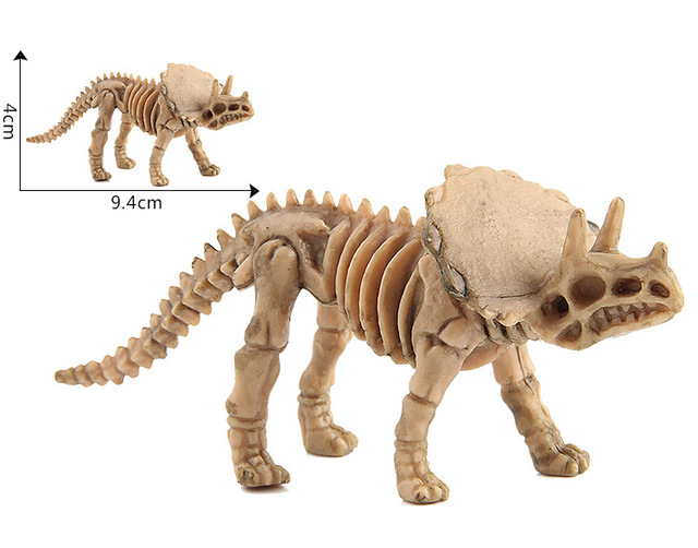 12 sztuk mini figurka edukacyjna z dinozaurami i modelami szkieletów - zestaw kreatywnych zabawek dla chłopców dzieci - Wianko - 10