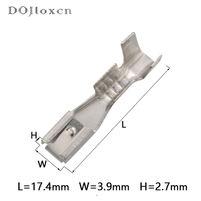 20/50/100/200 sztuk 3mm przewody samochodowe zaciskane wtyczki ze złączem żeńskim obudowa DJ621-3 * 0.6A/B - Wianko - 6
