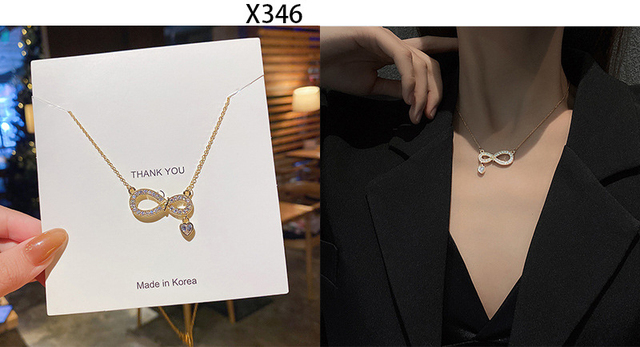 Vintage naszyjnik łańcuszek ze stali tytanowej z koreańską modą dla kobiet – biżuteria 2021 - Wianko - 32