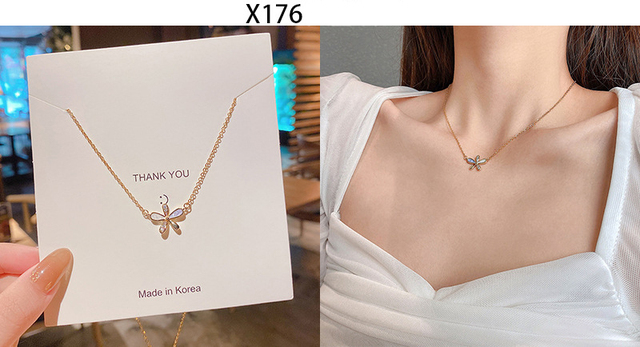 Vintage naszyjnik łańcuszek ze stali tytanowej z koreańską modą dla kobiet – biżuteria 2021 - Wianko - 11
