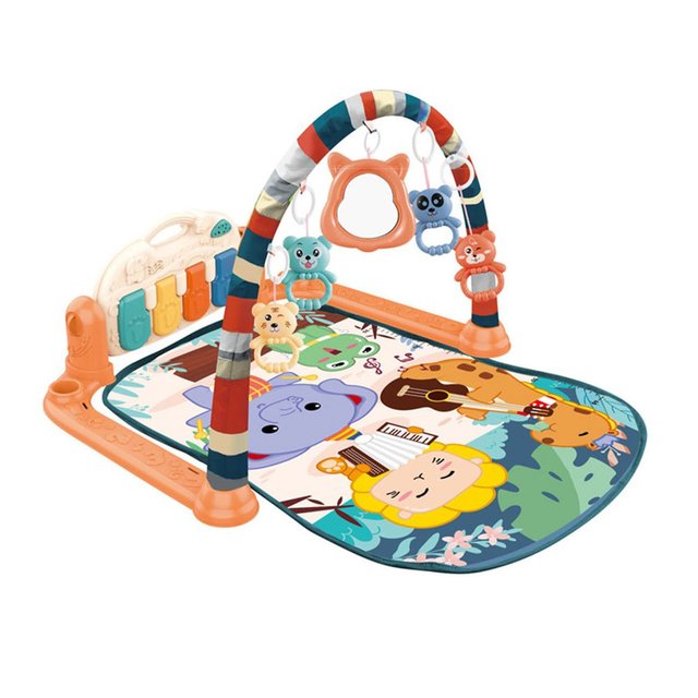 Stojak muzyczny dla dzieci - fortepian i mata do zabawy klawiatura dywan - puzzle dywan dla niemowląt, Playmat Gym - Crawling Pad - zabawki wczesnej edukacji - Wianko - 8